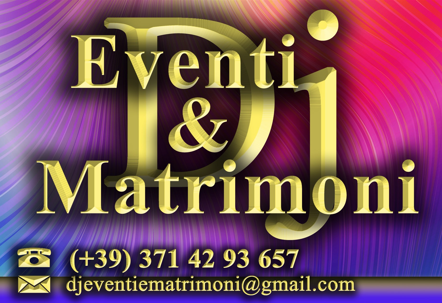 Dj per Matrimoni wedding dj Purple curves abstract